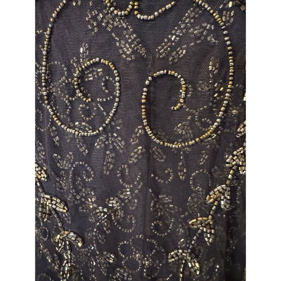 Pisarro Nights Jacket & Long Dress 6 Sequin Beaded Wedding Party Formal NEW $268 - Picture 10 of 16